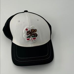 California Bear Black and White Cap